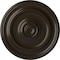 Ekena Millwork Kepler Traditional Ceiling Medallion (For Canopies up to 5 1/4"), 23 5/8"OD x 1 3/4"P, Stone Hearth CM24KPSHF - alternate 1